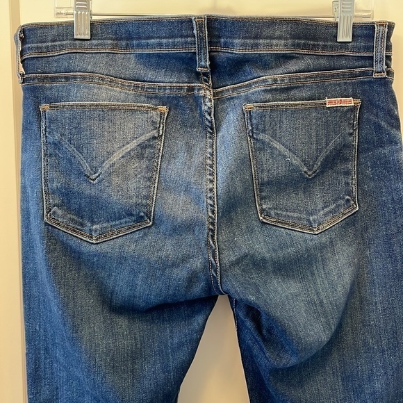 Sz32 Hudson Krista Super Skinny Ankle Denim in a dark wash BGLO colour VGUC - Picture 10 of 14